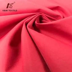 Nylon Twill Red Festett Oxford Taslon szövet Pu-bevonattal